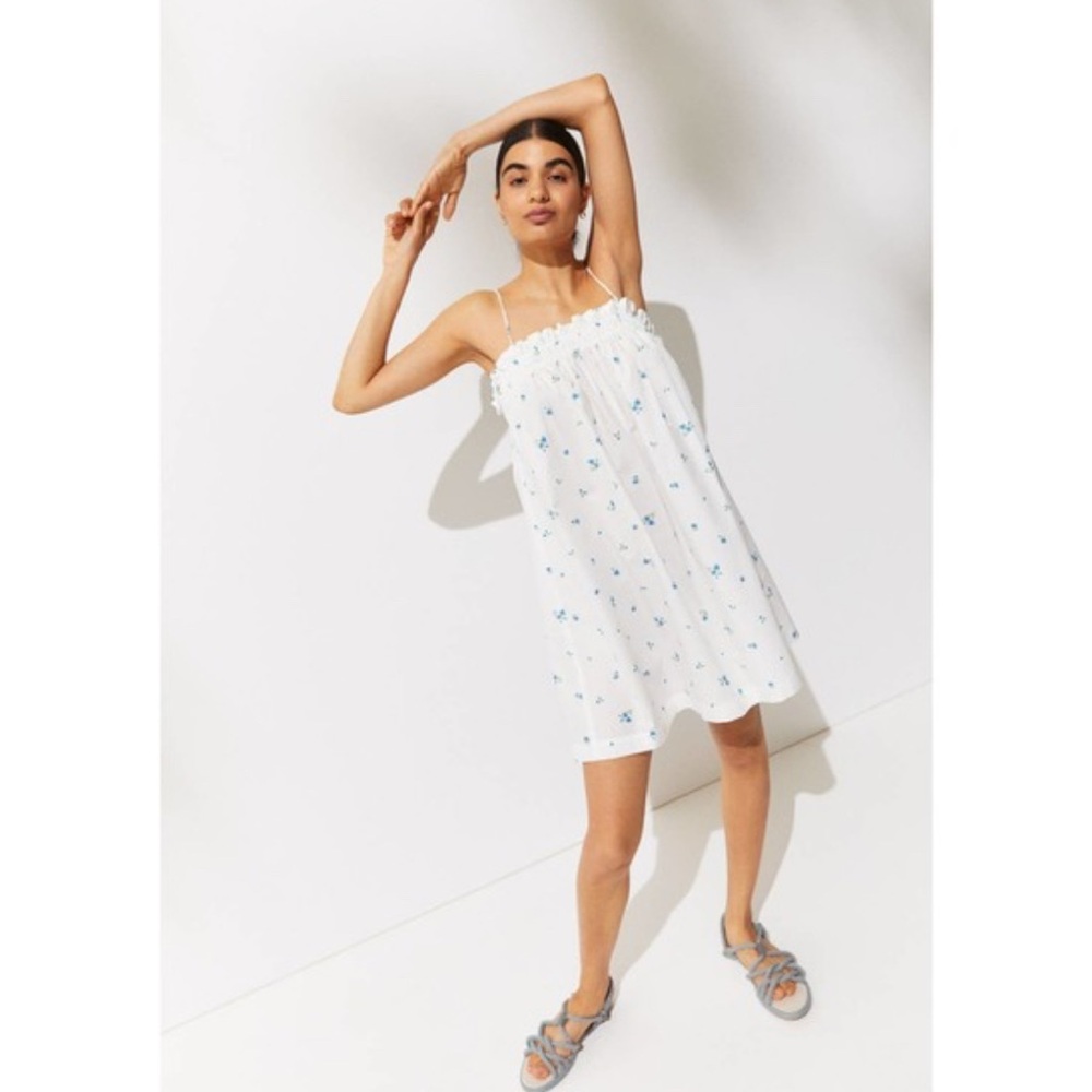 H&M White and Blue Chemise Intimates - Picture 5 of 14